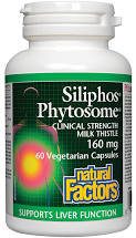 Natural Factors Siliphos Phytosome - 160 mg, 60 vegetarian capsules