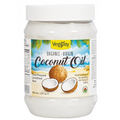 VegiDay Organic Virgin Coconut Oil, 800ml