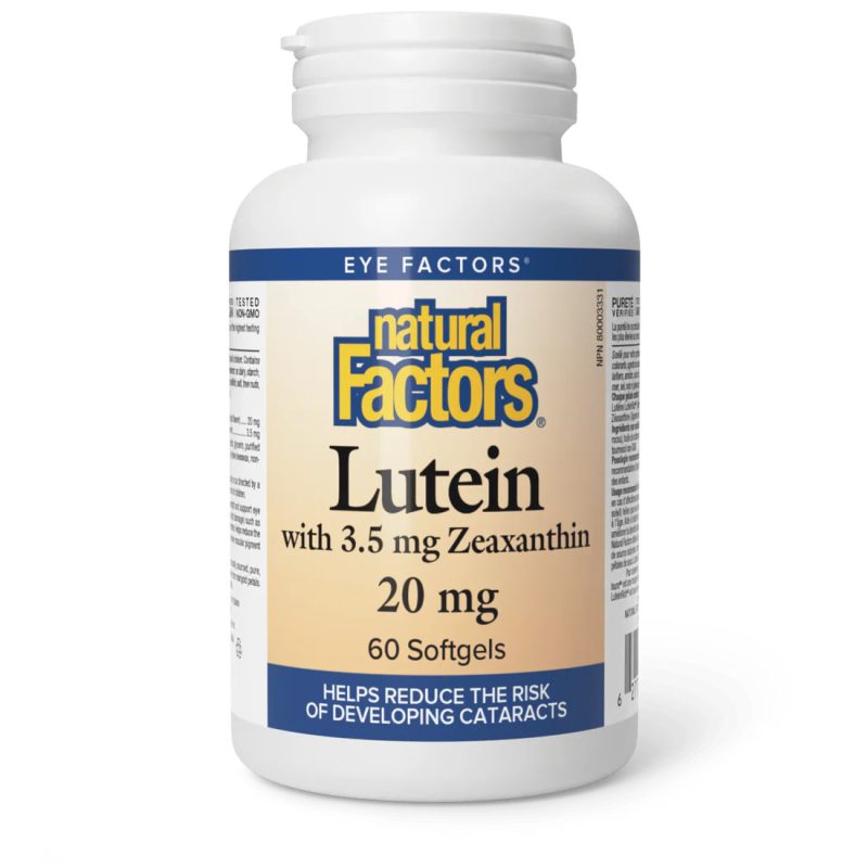 Natural Factors, Lutein, 20mg, 150sg