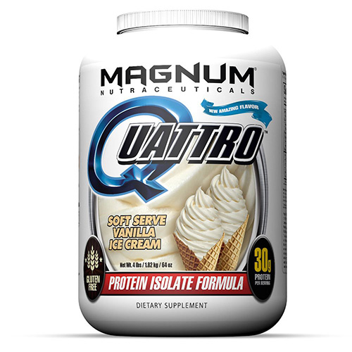 Magnum Quattro Protein Isolate - Soft Serve Vanilla, 4 lbs