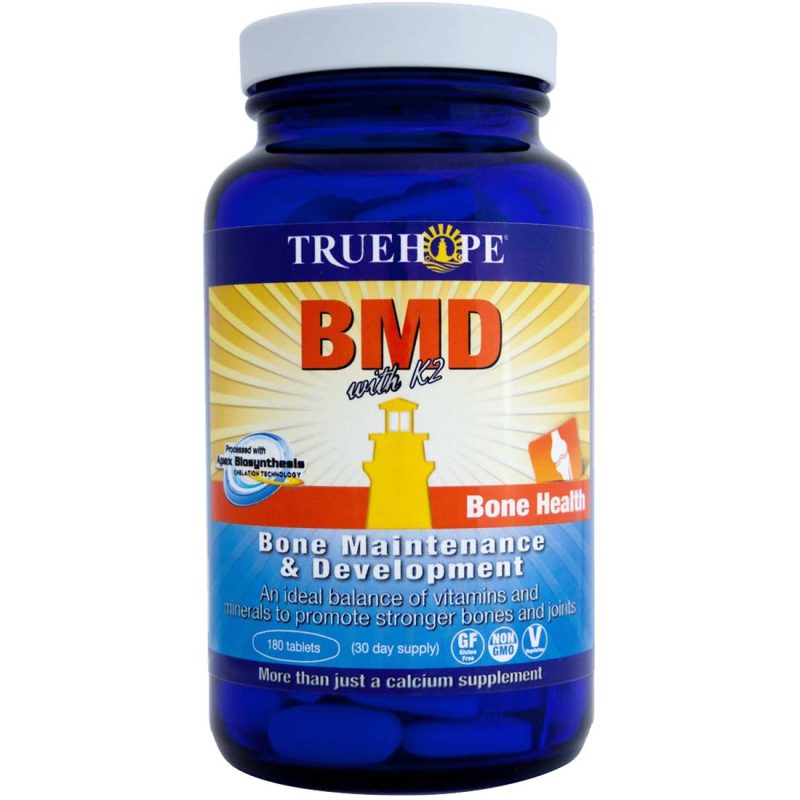 TrueHope BMD with K2 - Bone Maintenance & Development, 180 tabs