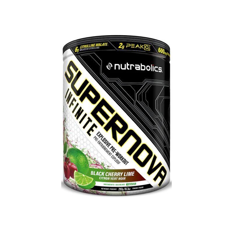 Nutrabolics Supernova Infinite Preworkout - Black Cherry Lime, 292g