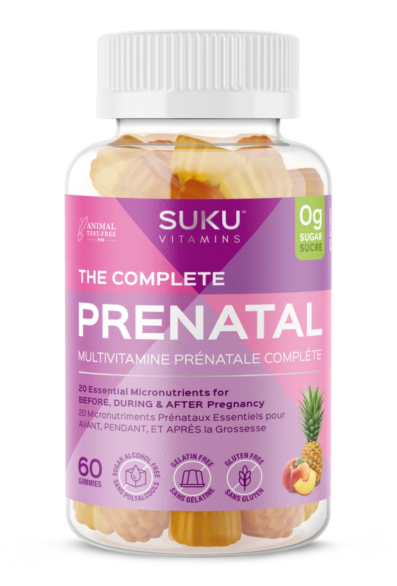 Suku Vitamins The Complete Prenatal Multivitamin, 60 gummies