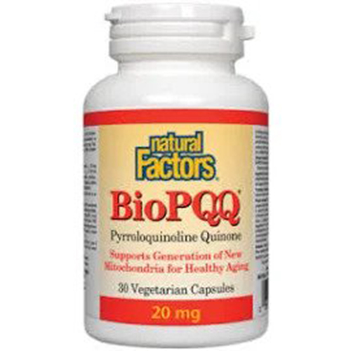 Natural Factors BioPQQ - 20 mg, 30 vegetarian capsules
