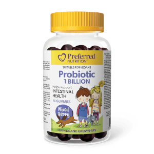 Preferred Nutrition Children's Probiotic 1 Billion - Mixed Berry, 50 gummies