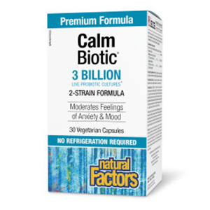 Natural Factors Calm Biotic - 3 billion active cells, 30 vegetarian capsules