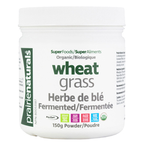 Prairie Naturals Fermented Organic Wheat Grass, 150 grams