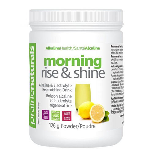 Prairie Naturals Morning Rise & Shine - Alkaline & Electrolyte Replenishing Drink, 126 grams