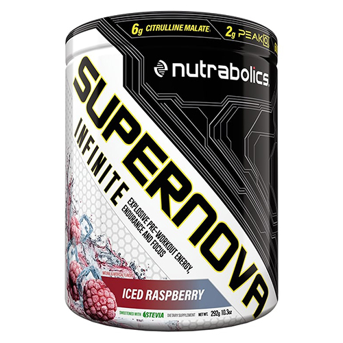 Nutrabolics Supernova Infinite Preworkout - Iced Raspberry. 292g