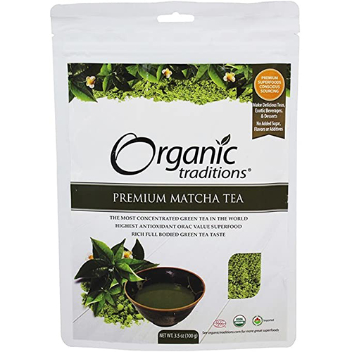 Organic Traditions Premium Matcha Tea - Green Tea, 100g