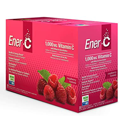 Ener-C Vitamin C 1000mg - Raspberry, 30 packets