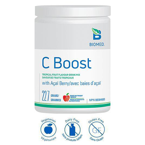 Biomed C Boost with Acai Berry - Tropical Fruit, 227g