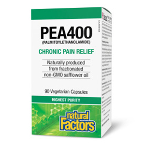 Natural Factors PEA 400 mg, 90 Vcaps