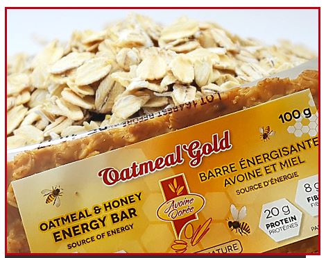 Avoine Doiree Honey Oatmeal Bar - Natural, 100g
