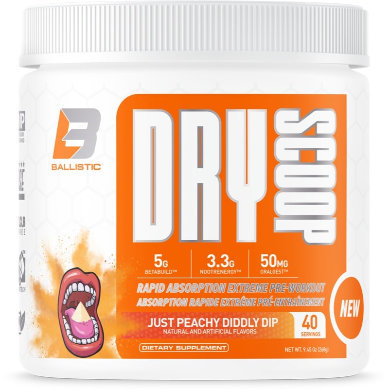 Ballistic Labs Dry Scoop Preworkout - Razzleberry Pixie Dust, 268g