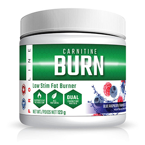 Proline Carnitine Burn - Low Stim Fat Burner - Black Cherry Lime, 108g