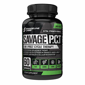 Savage Line Labs P.C.T Recovery - Post Cycle Therapy, 60 caps