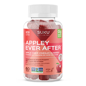 Suku Vitamins Appley Ever After - Apple Cider Vinegar, 60 gummies