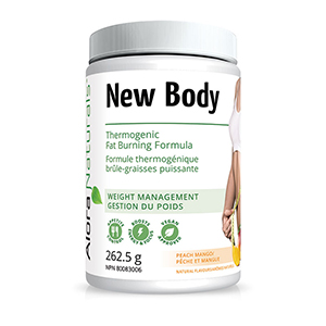 Alora Naturals New Body - Peach Mango, 262.5g