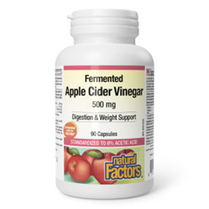 Natural Factors Apple Cider Vinegar - 500mg, 90 cap