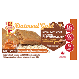 Avoine Doiree Honey Oatmeal Bar - Butterscotch Caramel, 60g