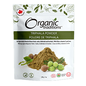 Organic Traditions Triphala Powder, 200g