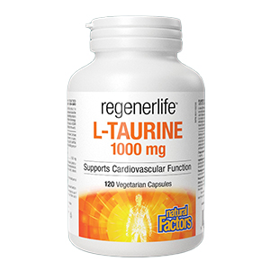 RegenerLife L-Taurine - 1000mg, 120 Vcaps