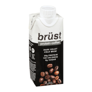 Brust Dark Roast Protein Coffee, 330ml
