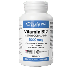 Preferred Nutrition Vit. B12, 1000mcg, 90 tablet
