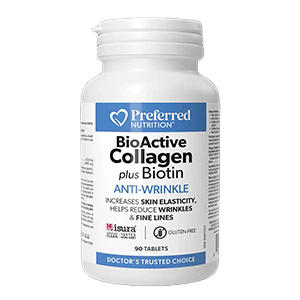 Preferred Nutrition BioActive Collagen plus Biotin, 90 tabs