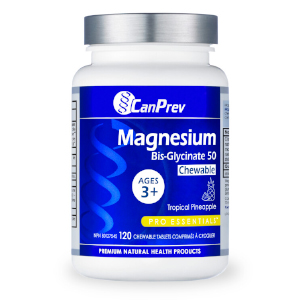 CanPrev Magnesium Bis-glycinate 50 - Chewable,