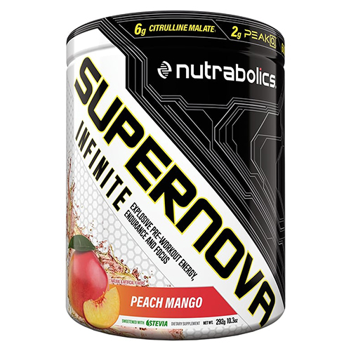 Nutrabolics Supernova Infinite Preworkout - Peach Mango. 292g