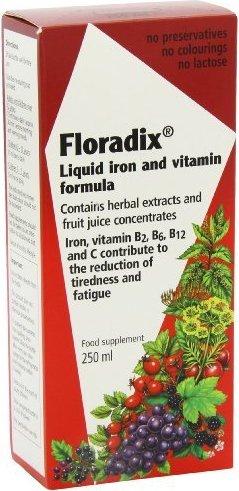 Salus Floradix Liquid Iron Formula, 250ml
