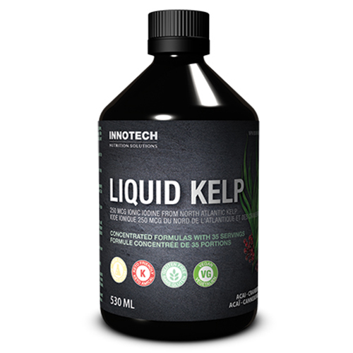 Innotech Liquid Kelp Natural Source of Iodine - Acai Cranberry, 530ml