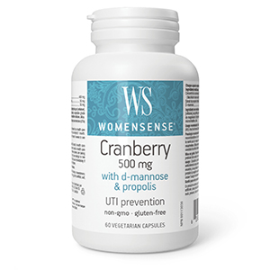 Womensense Cranberry with D-Mannose & Propolis, 60 Vcaps