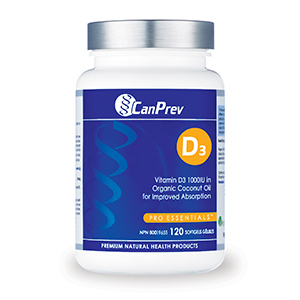 CanPrev D3 2500 IU - MCT Base, 120 Sgels