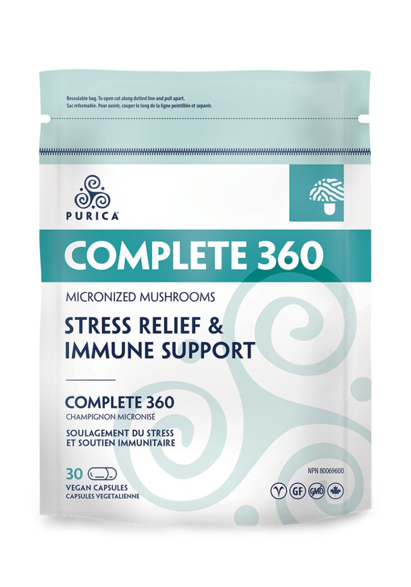 Purica Complete 360 Stress Relief & Immune Support, 30 Vcaps