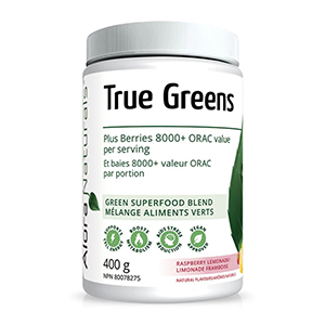 Alora Naturals True Greens - Raspberry Lemonade, 400g
