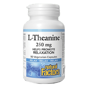 Natural Factors L-Theanine 250mg, 90 Vcaps