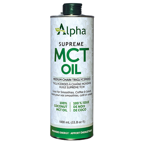 Alpha Supreme MCT Oil - 60/40 Formula, 1 L