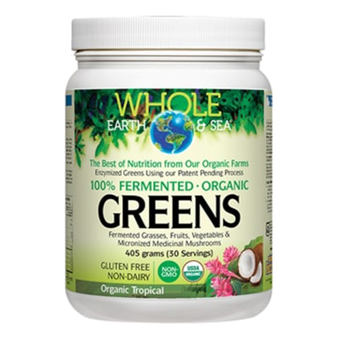Whole Earth & Sea Fermented Greens - Tropical, 405g
