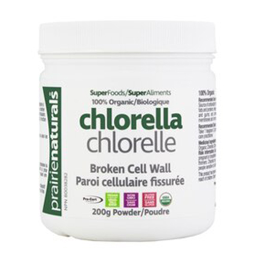 Prairie Naturals SuperFoods Organic Chlorella Powder, 200 grams