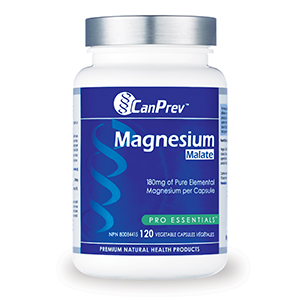 Canprev Magnesium Malate 180mg, 120 Vcaps