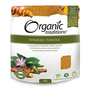 Organic Traditions Turmeric Powder, 200g