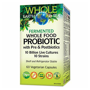 Whole Earth & Sea Whole Food Probiotic 10 Billion, 60 Vcaps