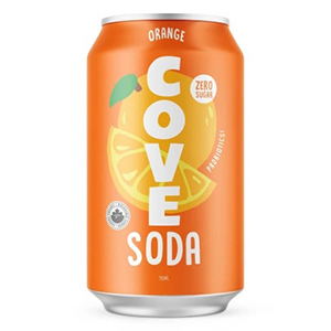 Cove Probiotic Soda - Orange, 355ml