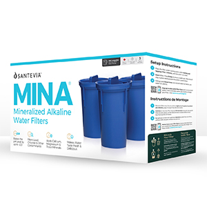 Santevia MINA Pitcher Filter, 3pack