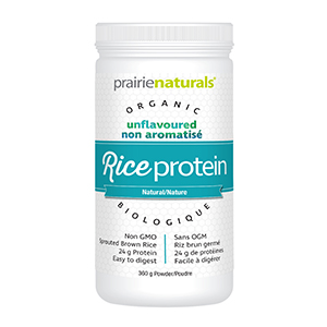 Prairie Naturals Organic Rice Protein - Natural, 360g