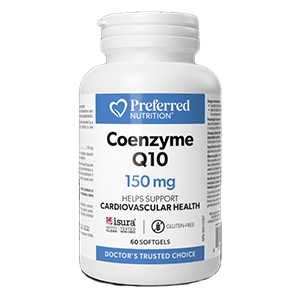 Preferred Nutrition CoQ10, 150mg, 60 gels