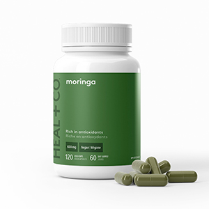 Heal + Co Moringa 600 mg, 120 Vcaps